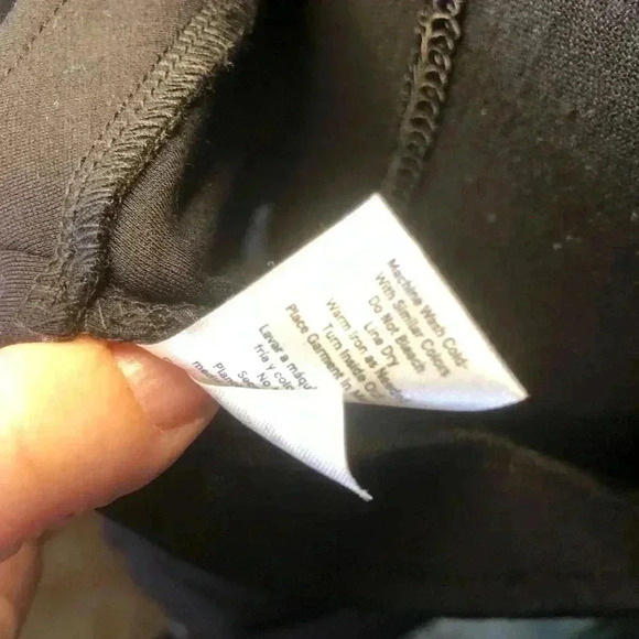 Black V-Neck Sleeveless Tank Top with Embellished Detail - Picture 9 of 13